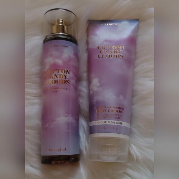Bath & Body Works Other - Bath & Body Works Body Spray & Lotion in Cotton Candy Clouds .Brand Ne…